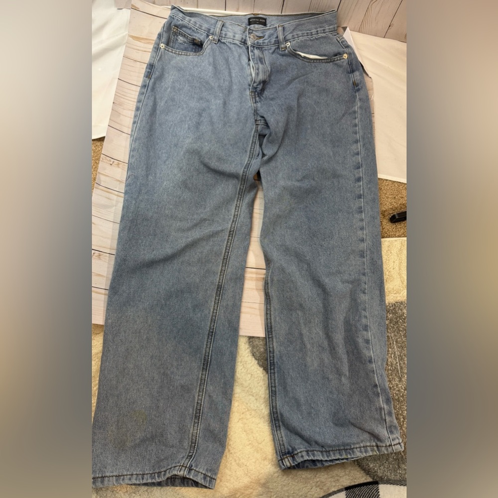 Women’s white fox denim jeans, size medium